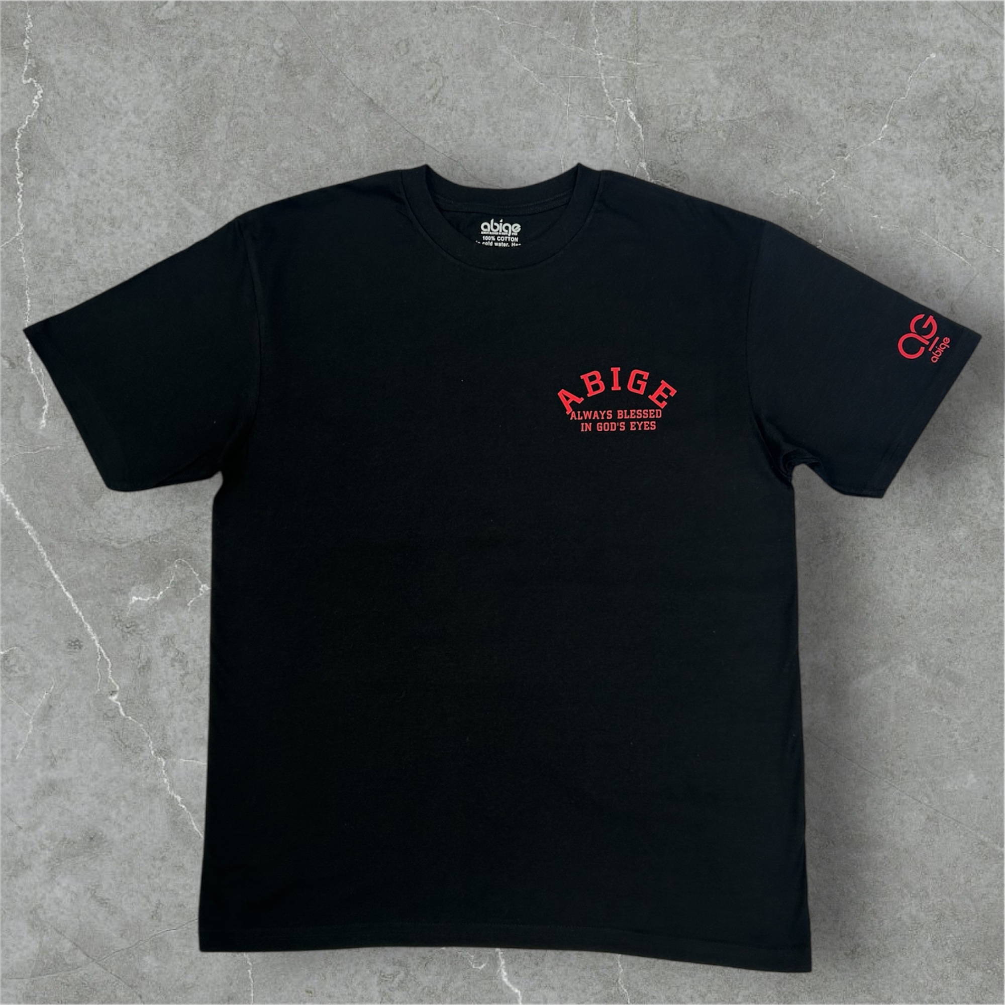Always Blessed In God's Eyes T-Shirt (Left Chest + Back Print) - Image 3