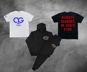 ABIGE Support Package 1 (1 Sweatsuit + 2 T-Shirts $50.00 Savings)